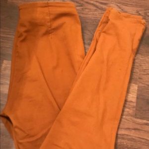 Burnt orange trousers